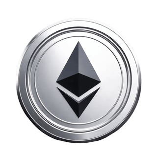 Animovaný grafický prvek s kryptoměnovou mincí Ethereum ETH
