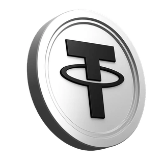 Ikona kryptoměny Tether USDT zobrazená v části o důvěryhodnosti obchodní komunity